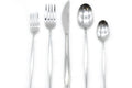 Lorena 20-Piece Stainless Steel Silverware Flatware Cutlery Set, Service for 4, Eclipse