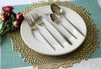 Lorena 20-Piece Stainless Steel Silverware Flatware Cutlery Set, Service for 4, Eclipse