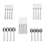 Lorena 20-piece Stainless Steel Silverware Set , Service for 4, FLUGH