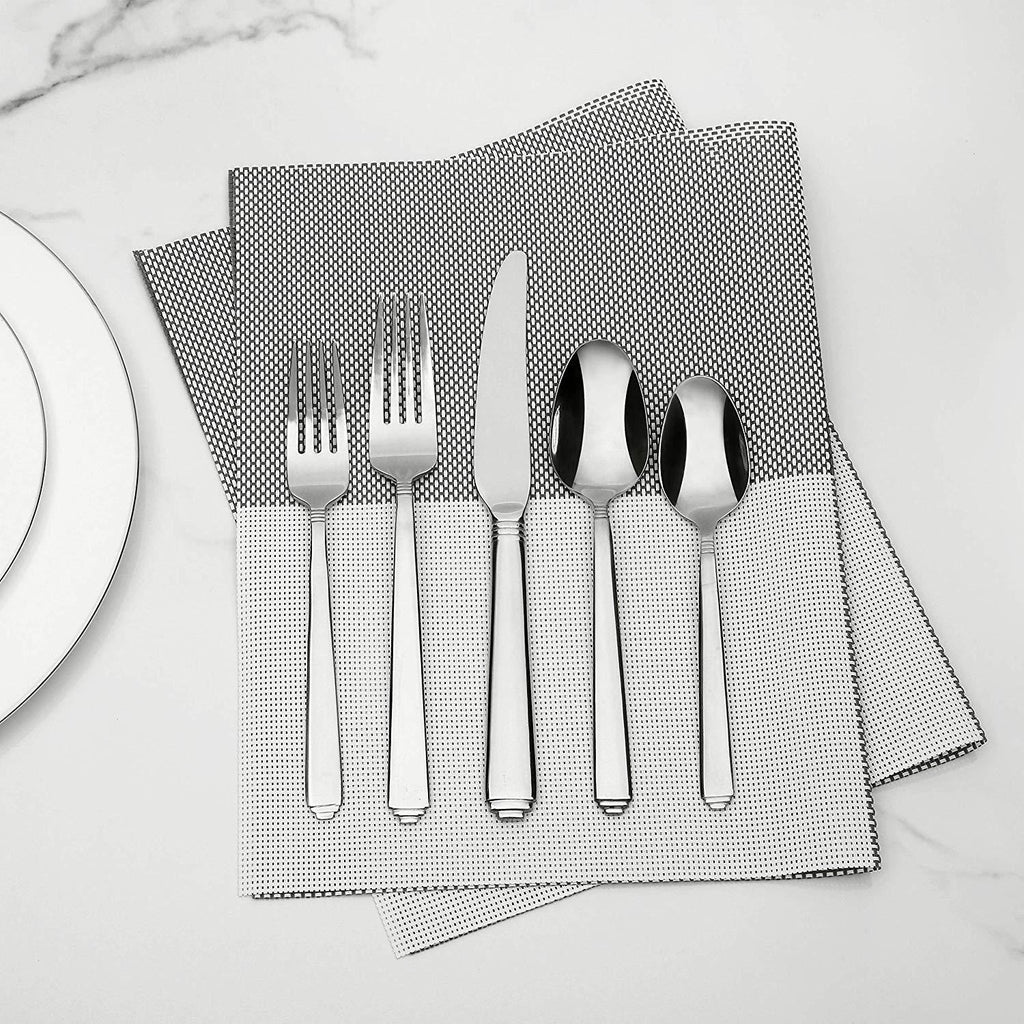 Lorena 20-piece Stainless Steel Silverware Set , Service for 4, FLUGH