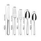 Lorena 20-piece Stainless Steel Silverware Set , Service for 4, FLUGH