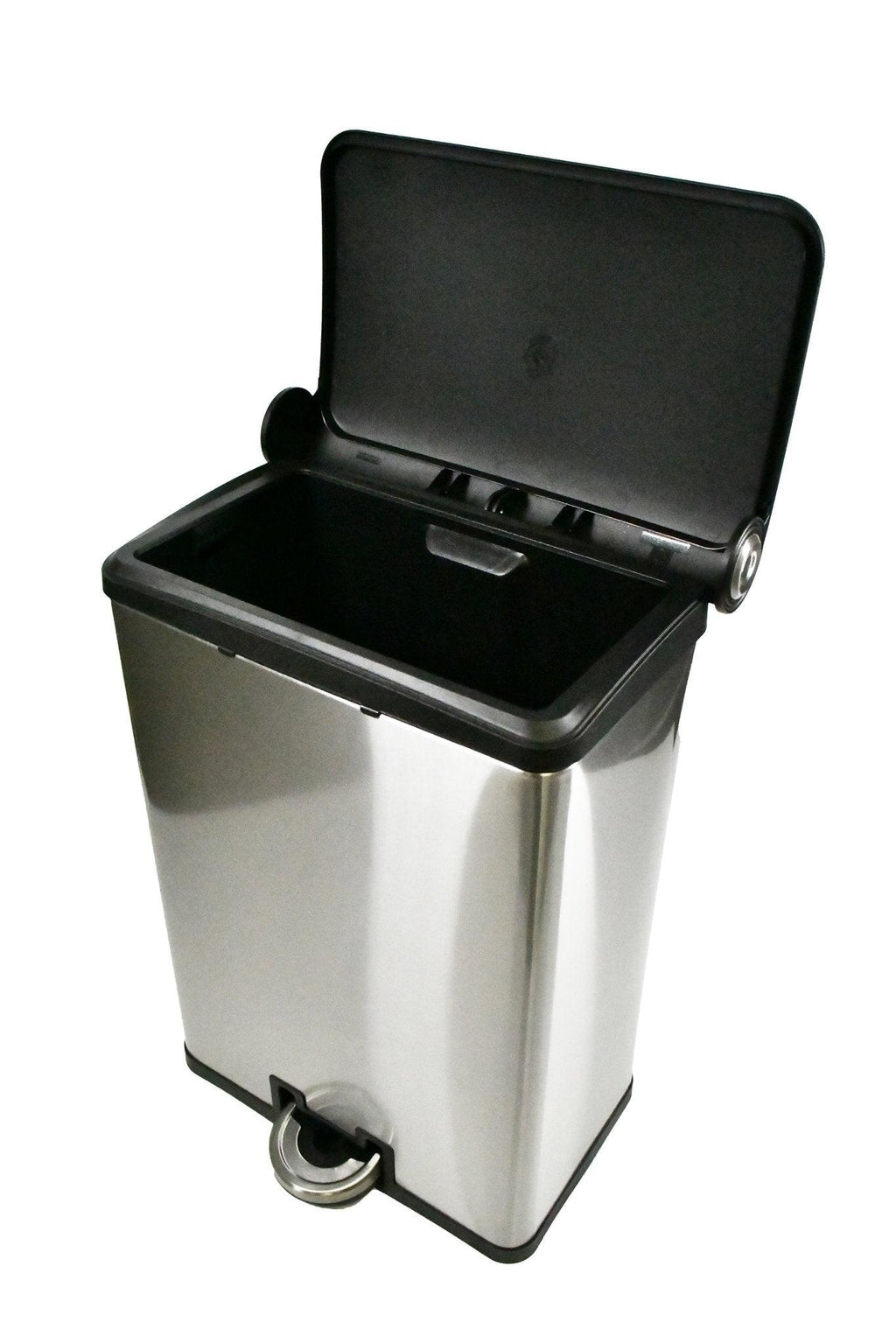 SimplyKleen Corinth  Stainless Steel Trash Can with Lid