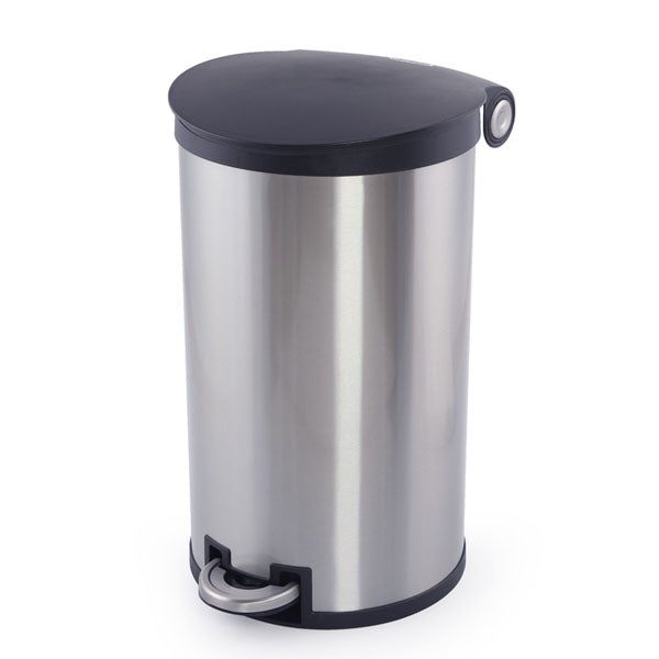 SimplyKleen Corinth  Stainless Steel Trash Can with Lid