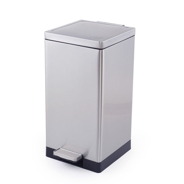 SimplyKleen Kleen-Fit Stainless Steel Trash Can with Lid