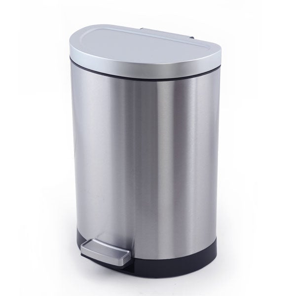 SimplyKleen Kleen-Fit Stainless Steel Trash Can with Lid