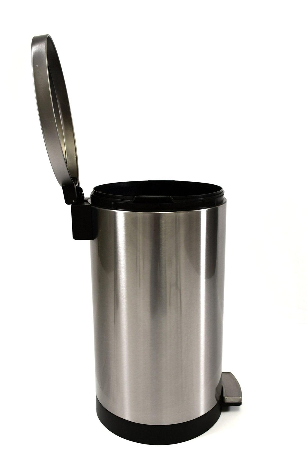 SimplyKleen Kleen-Fit Stainless Steel Trash Can with Lid
