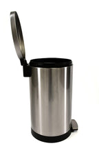 SimplyKleen Kleen-Fit Stainless Steel Trash Can with Lid