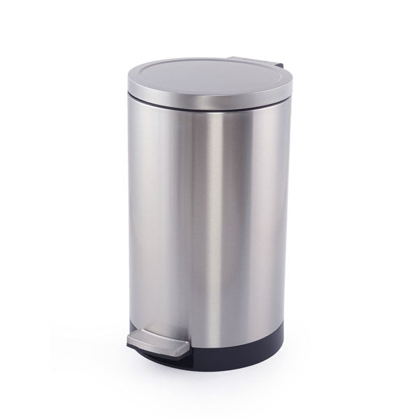 SimplyKleen Kleen-Fit Stainless Steel Trash Can with Lid